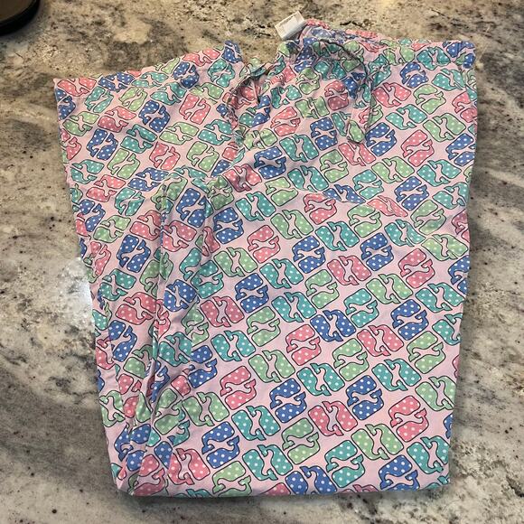 Vineyard Vines Whale Pajama Pants Medium - Picture 1 of 3